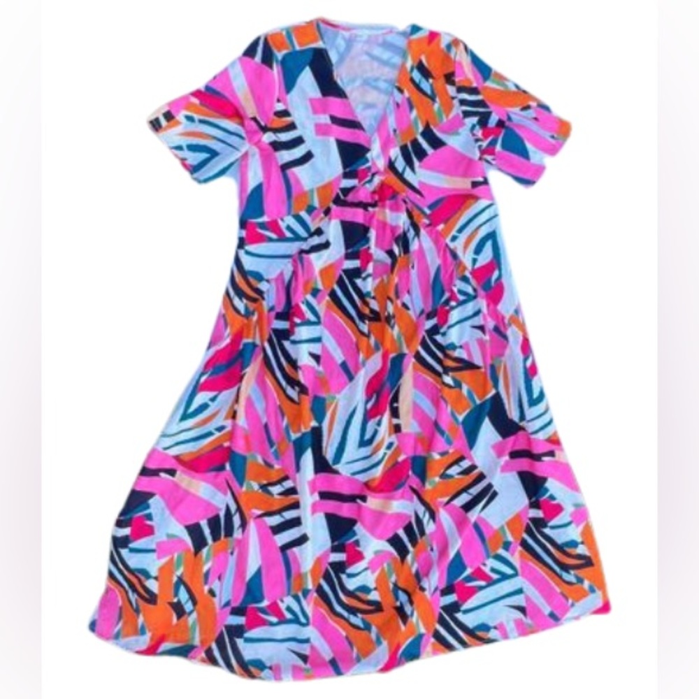 Bold Print MIDI Dress